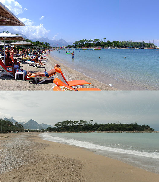 Moonlight-Strand.jpg - Saisonale Veränderungen am Strand - im Sommer herrscht hier drangvolle Enge - im Winter beschauliche Weite