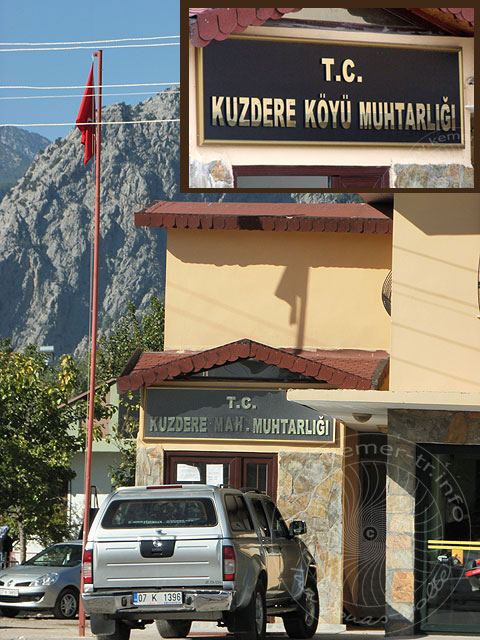 9-11-19-Kuzdere-05-s.jpg - Die Ortsverwaltung von Kuzdere: Nicht mehr Kuzdere Köyü sondern jetzt als Stadtteil von Kemer - Kuzdere Mahallesi.