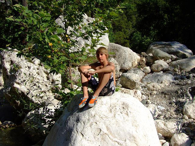 9-07-23-1-Kuzdere-Canyon-18.jpg - Auch in der Schlucht bei Kuzdere gibt es schöne Fleckchen...