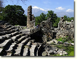 Theater in Phaselis mit Tahtali