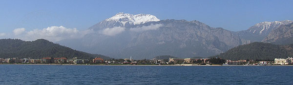 Kemer vom Meer aus