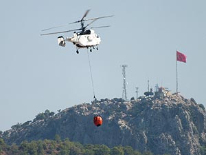Löschhubschrauber Kemer Türkei - Antalya