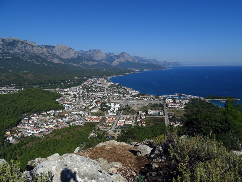 Blick auf Kemer vom Calistepe